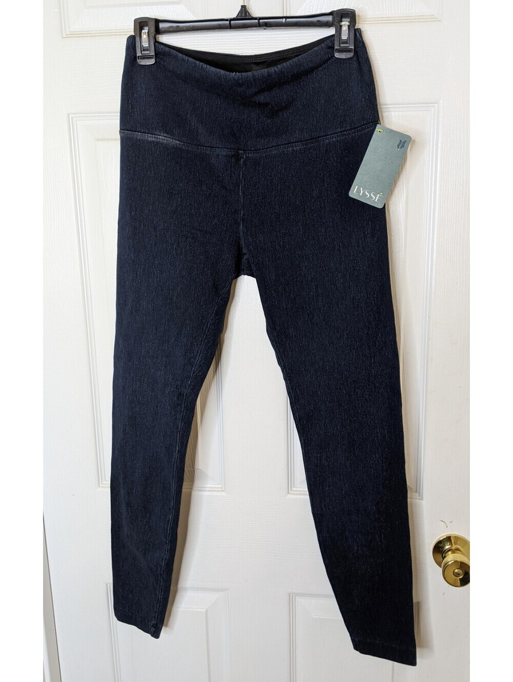 Lysse Denim Leggings Ankle Length Lt Indigo Size Medium (8-10) NWT MSRP $98